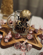 Load image into Gallery viewer, Let’s get jolly glass mug