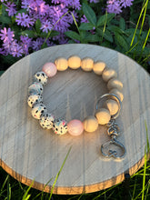 Load image into Gallery viewer, Signature Silicone Beaded Wristlet Keychain