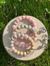 Load image into Gallery viewer, Signature Silicone Beaded Wristlet Keychain