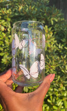 Load image into Gallery viewer, Can Glass- Butterflies
