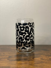Load image into Gallery viewer, Can Glass-  Cheetah Print
