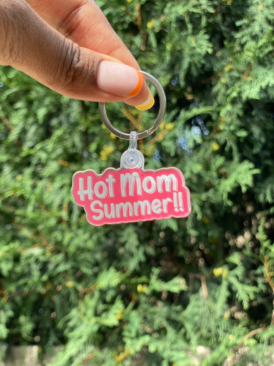 Hot Mom Summer Keychain
