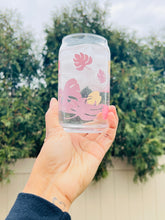 Load image into Gallery viewer, Pink Tropics Can glass

